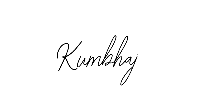 Make a beautiful signature design for name Kumbhaj. Use this online signature maker to create a handwritten signature for free. Kumbhaj signature style 12 images and pictures png