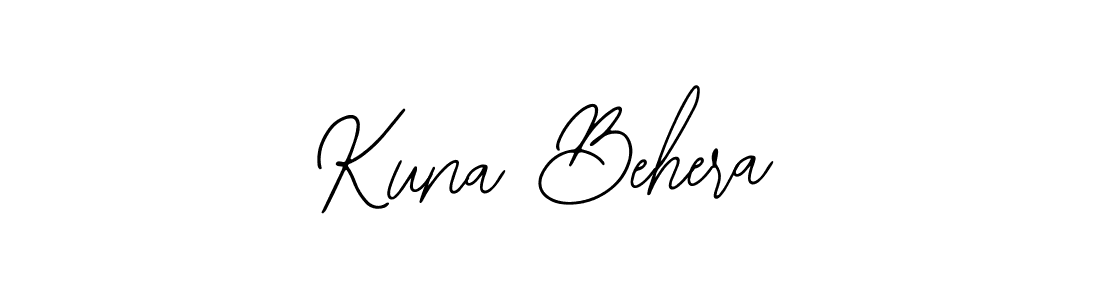 Use a signature maker to create a handwritten signature online. With this signature software, you can design (Bearetta-2O07w) your own signature for name Kuna Behera. Kuna Behera signature style 12 images and pictures png