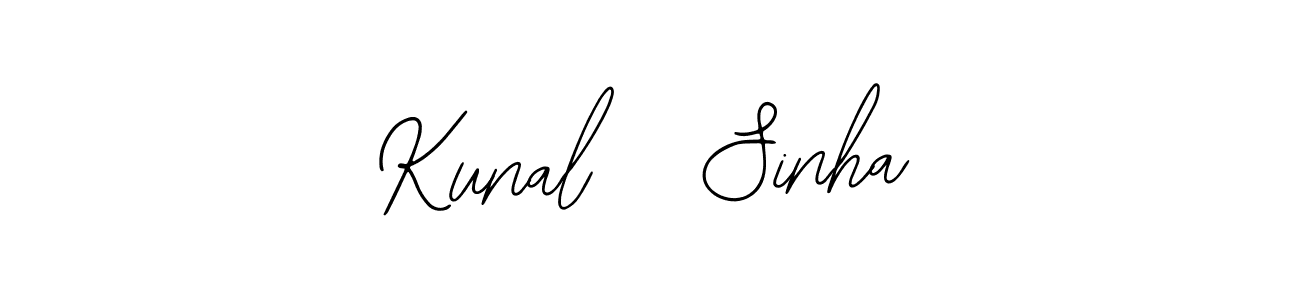 Also we have Kunal   Sinha name is the best signature style. Create professional handwritten signature collection using Bearetta-2O07w autograph style. Kunal   Sinha signature style 12 images and pictures png