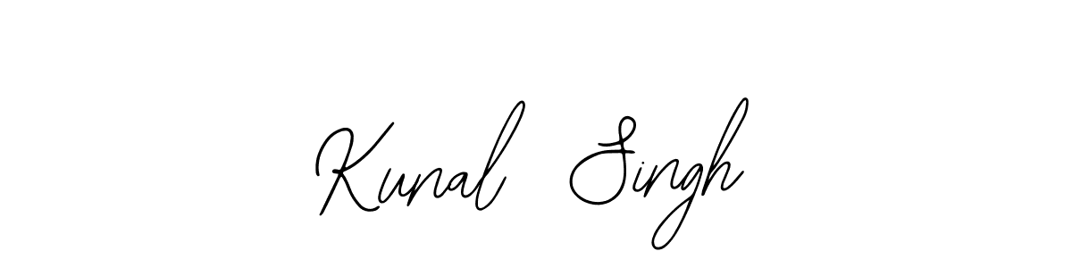 How to make Kunal  Singh name signature. Use Bearetta-2O07w style for creating short signs online. This is the latest handwritten sign. Kunal  Singh signature style 12 images and pictures png