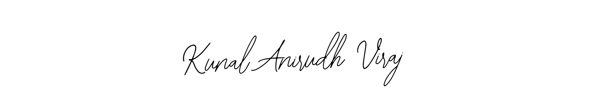 This is the best signature style for the Kunal Anirudh Viraj name. Also you like these signature font (Bearetta-2O07w). Mix name signature. Kunal Anirudh Viraj signature style 12 images and pictures png