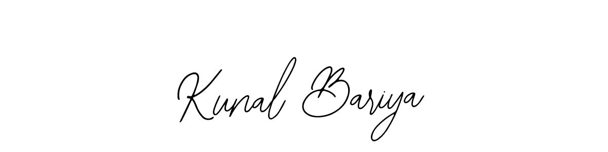 Create a beautiful signature design for name Kunal Bariya. With this signature (Bearetta-2O07w) fonts, you can make a handwritten signature for free. Kunal Bariya signature style 12 images and pictures png