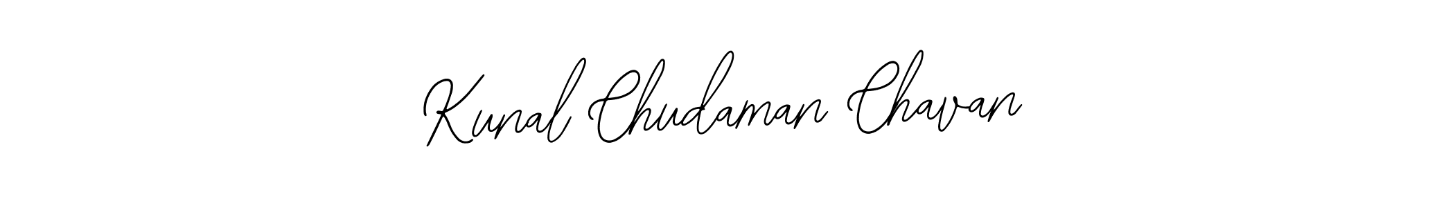 Use a signature maker to create a handwritten signature online. With this signature software, you can design (Bearetta-2O07w) your own signature for name Kunal Chudaman Chavan. Kunal Chudaman Chavan signature style 12 images and pictures png