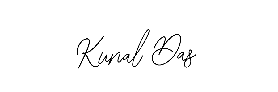 You should practise on your own different ways (Bearetta-2O07w) to write your name (Kunal Das) in signature. don't let someone else do it for you. Kunal Das signature style 12 images and pictures png