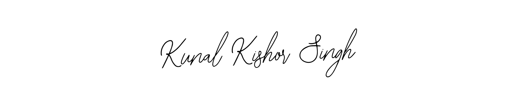 Use a signature maker to create a handwritten signature online. With this signature software, you can design (Bearetta-2O07w) your own signature for name Kunal Kishor Singh. Kunal Kishor Singh signature style 12 images and pictures png
