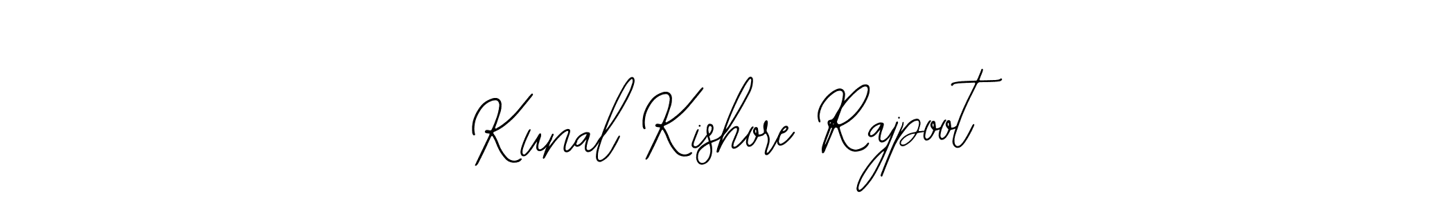 How to make Kunal Kishore Rajpoot name signature. Use Bearetta-2O07w style for creating short signs online. This is the latest handwritten sign. Kunal Kishore Rajpoot signature style 12 images and pictures png