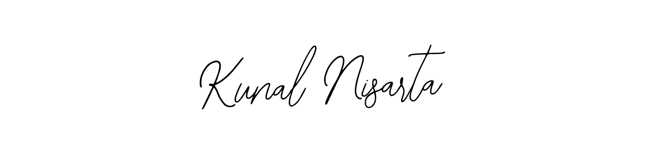 Use a signature maker to create a handwritten signature online. With this signature software, you can design (Bearetta-2O07w) your own signature for name Kunal Nisarta. Kunal Nisarta signature style 12 images and pictures png