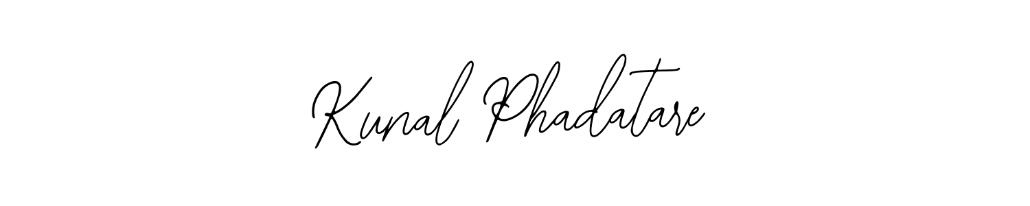 Design your own signature with our free online signature maker. With this signature software, you can create a handwritten (Bearetta-2O07w) signature for name Kunal Phadatare. Kunal Phadatare signature style 12 images and pictures png