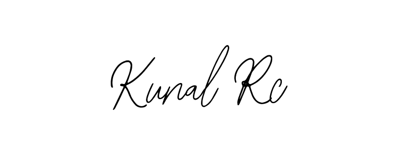 Kunal Rc stylish signature style. Best Handwritten Sign (Bearetta-2O07w) for my name. Handwritten Signature Collection Ideas for my name Kunal Rc. Kunal Rc signature style 12 images and pictures png