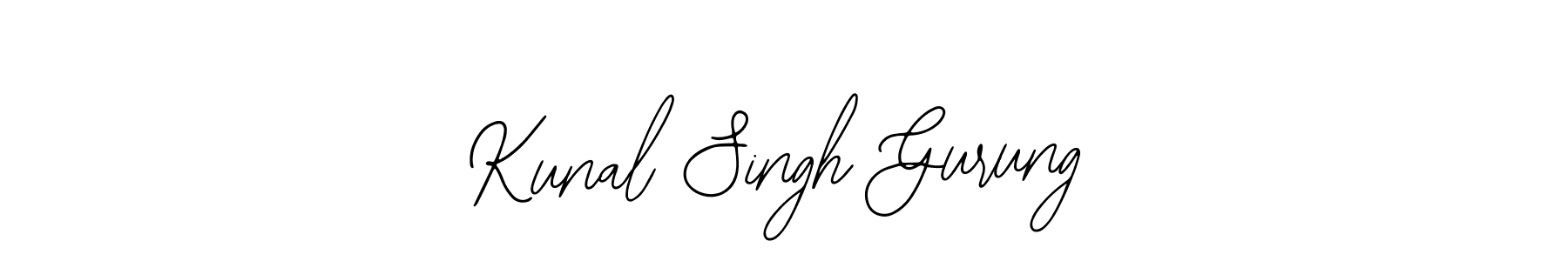 It looks lik you need a new signature style for name Kunal Singh Gurung. Design unique handwritten (Bearetta-2O07w) signature with our free signature maker in just a few clicks. Kunal Singh Gurung signature style 12 images and pictures png