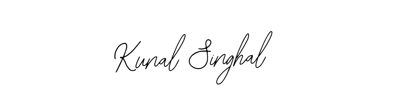 Also You can easily find your signature by using the search form. We will create Kunal Singhal name handwritten signature images for you free of cost using Bearetta-2O07w sign style. Kunal Singhal signature style 12 images and pictures png