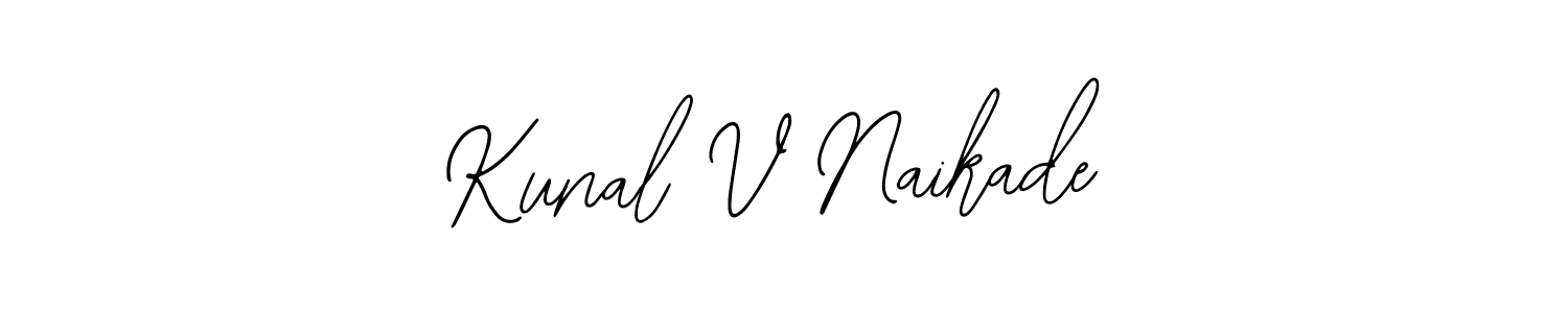 Similarly Bearetta-2O07w is the best handwritten signature design. Signature creator online .You can use it as an online autograph creator for name Kunal V Naikade. Kunal V Naikade signature style 12 images and pictures png