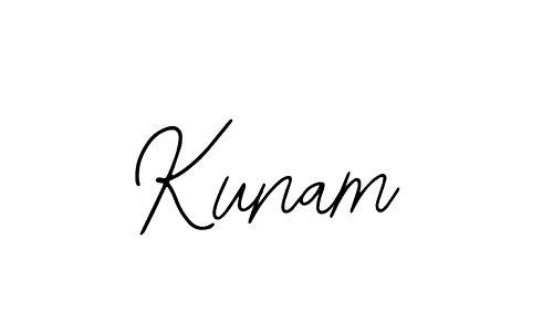 Create a beautiful signature design for name Kunam. With this signature (Bearetta-2O07w) fonts, you can make a handwritten signature for free. Kunam signature style 12 images and pictures png