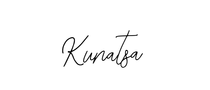 Design your own signature with our free online signature maker. With this signature software, you can create a handwritten (Bearetta-2O07w) signature for name Kunatsa. Kunatsa signature style 12 images and pictures png