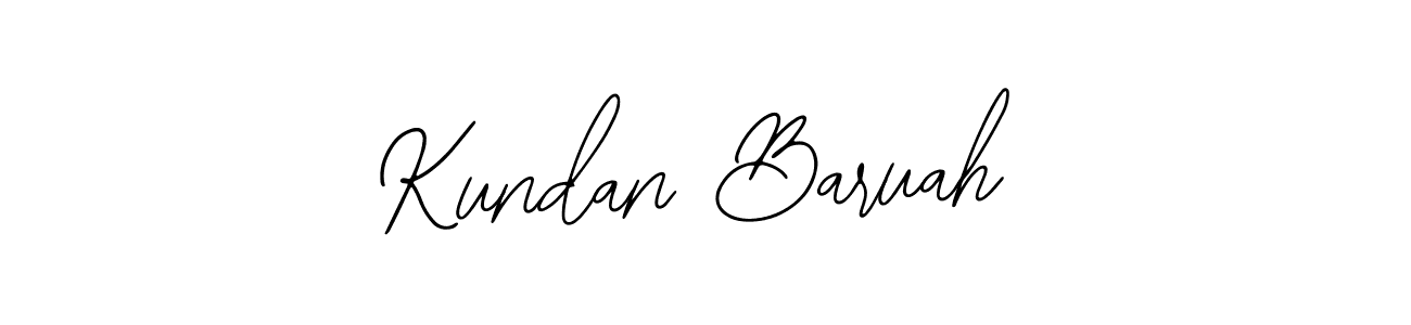 How to make Kundan Baruah name signature. Use Bearetta-2O07w style for creating short signs online. This is the latest handwritten sign. Kundan Baruah signature style 12 images and pictures png