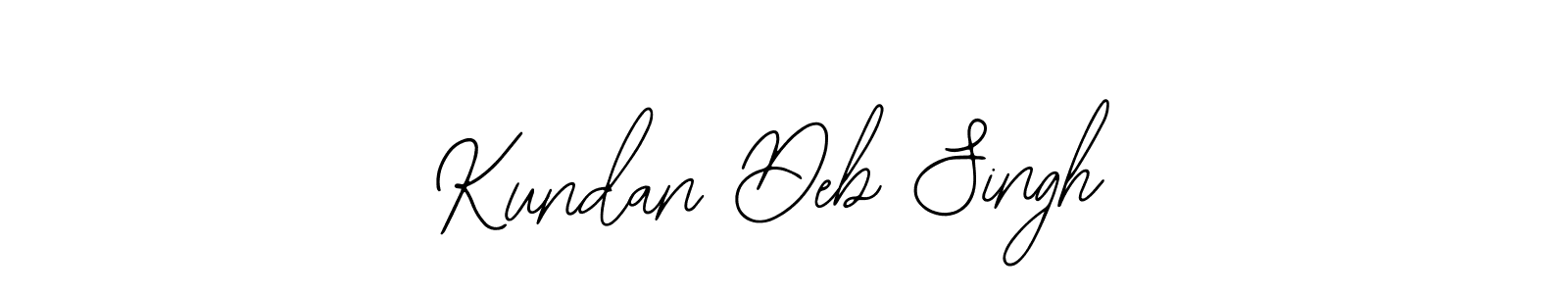 How to make Kundan Deb Singh signature? Bearetta-2O07w is a professional autograph style. Create handwritten signature for Kundan Deb Singh name. Kundan Deb Singh signature style 12 images and pictures png