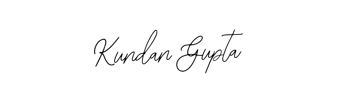 You should practise on your own different ways (Bearetta-2O07w) to write your name (Kundan Gupta) in signature. don't let someone else do it for you. Kundan Gupta signature style 12 images and pictures png