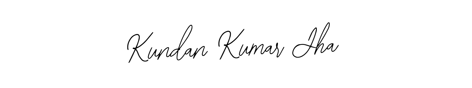 How to make Kundan Kumar Jha name signature. Use Bearetta-2O07w style for creating short signs online. This is the latest handwritten sign. Kundan Kumar Jha signature style 12 images and pictures png