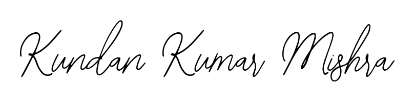 Looking for an artistic signature for Kundan Kumar Mishra? The Bearetta-2O07w calligraphy style gives a sophisticated flow suitable for business cards and emails. Kundan Kumar Mishra signature style 12 images and pictures png