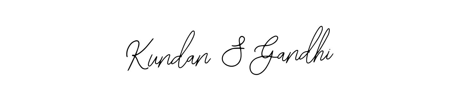 Make a beautiful signature design for name Kundan S Gandhi. With this signature (Bearetta-2O07w) style, you can create a handwritten signature for free. Kundan S Gandhi signature style 12 images and pictures png