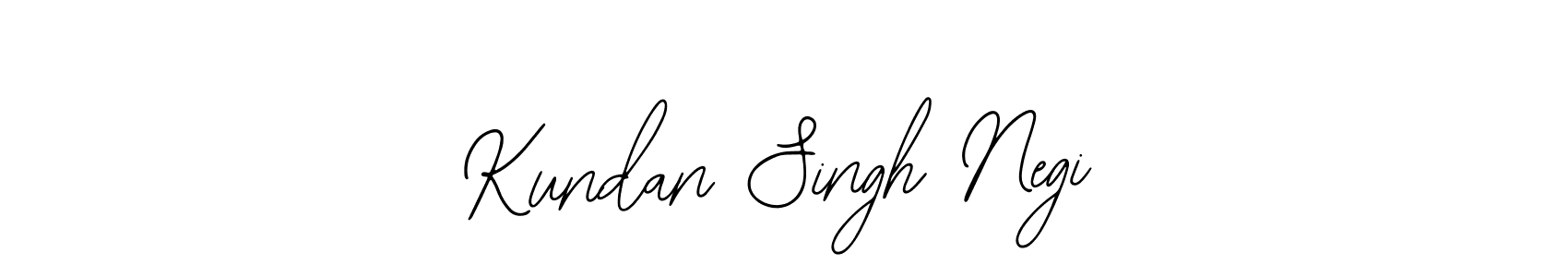 You should practise on your own different ways (Bearetta-2O07w) to write your name (Kundan Singh Negi) in signature. don't let someone else do it for you. Kundan Singh Negi signature style 12 images and pictures png