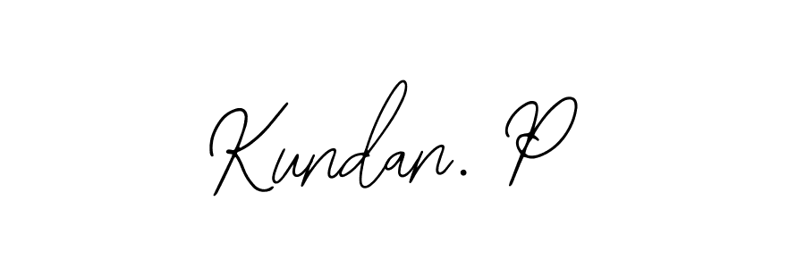 You should practise on your own different ways (Bearetta-2O07w) to write your name (Kundan. P) in signature. don't let someone else do it for you. Kundan. P signature style 12 images and pictures png