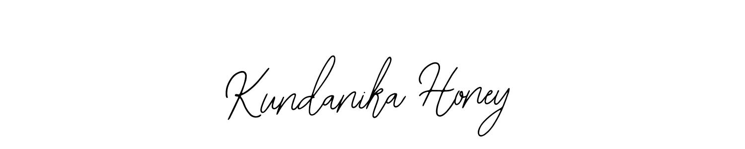 Design your own signature with our free online signature maker. With this signature software, you can create a handwritten (Bearetta-2O07w) signature for name Kundanika Honey. Kundanika Honey signature style 12 images and pictures png
