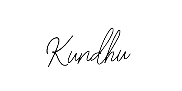 Use a signature maker to create a handwritten signature online. With this signature software, you can design (Bearetta-2O07w) your own signature for name Kundhu. Kundhu signature style 12 images and pictures png