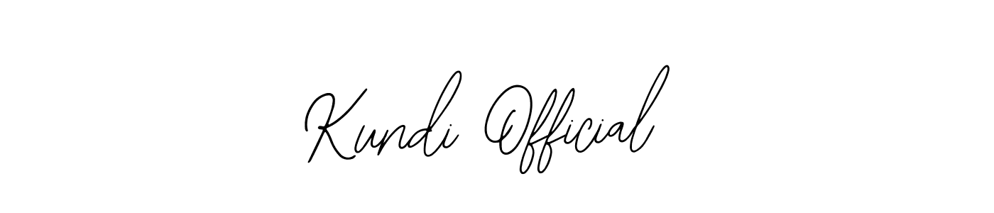 Similarly Bearetta-2O07w is the best handwritten signature design. Signature creator online .You can use it as an online autograph creator for name Kundi Official. Kundi Official signature style 12 images and pictures png