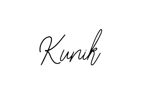 Kunik stylish signature style. Best Handwritten Sign (Bearetta-2O07w) for my name. Handwritten Signature Collection Ideas for my name Kunik. Kunik signature style 12 images and pictures png