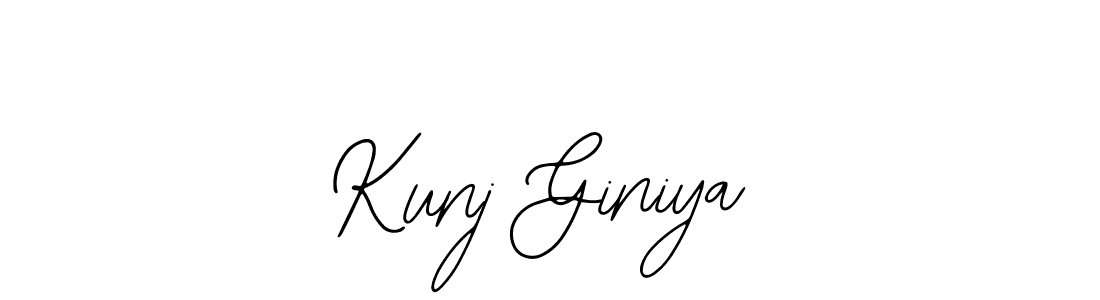 Check out images of Autograph of Kunj Giniya name. Actor Kunj Giniya Signature Style. Bearetta-2O07w is a professional sign style online. Kunj Giniya signature style 12 images and pictures png