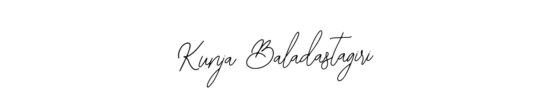 Similarly Bearetta-2O07w is the best handwritten signature design. Signature creator online .You can use it as an online autograph creator for name Kunja Baladastagiri. Kunja Baladastagiri signature style 12 images and pictures png