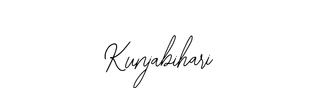 if you are searching for the best signature style for your name Kunjabihari. so please give up your signature search. here we have designed multiple signature styles  using Bearetta-2O07w. Kunjabihari signature style 12 images and pictures png