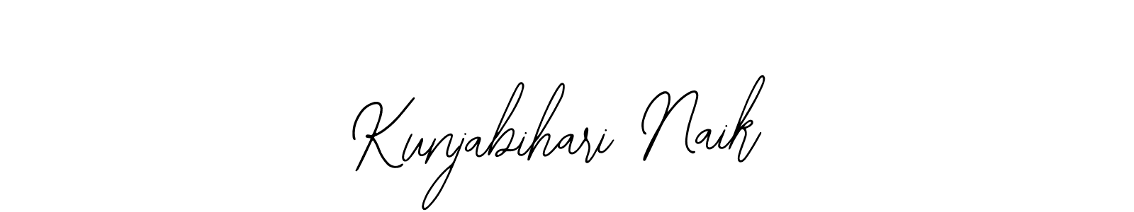 The best way (Bearetta-2O07w) to make a short signature is to pick only two or three words in your name. The name Kunjabihari Naik include a total of six letters. For converting this name. Kunjabihari Naik signature style 12 images and pictures png