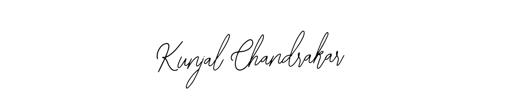 Make a beautiful signature design for name Kunjal Chandrakar. With this signature (Bearetta-2O07w) style, you can create a handwritten signature for free. Kunjal Chandrakar signature style 12 images and pictures png