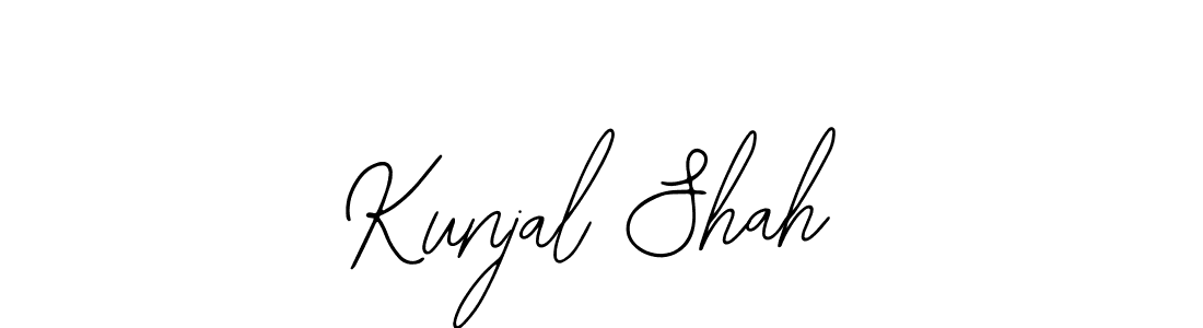 Make a beautiful signature design for name Kunjal Shah. With this signature (Bearetta-2O07w) style, you can create a handwritten signature for free. Kunjal Shah signature style 12 images and pictures png