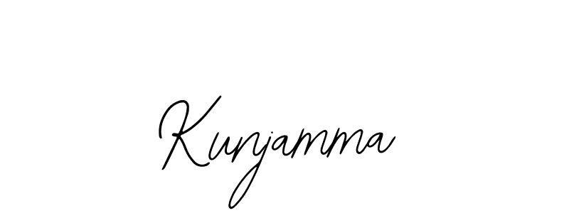 The best way (Bearetta-2O07w) to make a short signature is to pick only two or three words in your name. The name Kunjamma include a total of six letters. For converting this name. Kunjamma signature style 12 images and pictures png