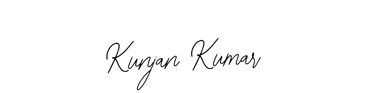 Design your own signature with our free online signature maker. With this signature software, you can create a handwritten (Bearetta-2O07w) signature for name Kunjan Kumar. Kunjan Kumar signature style 12 images and pictures png