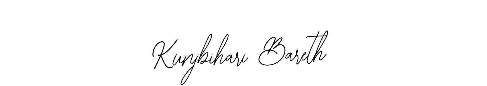 if you are searching for the best signature style for your name Kunjbihari Bareth. so please give up your signature search. here we have designed multiple signature styles  using Bearetta-2O07w. Kunjbihari Bareth signature style 12 images and pictures png