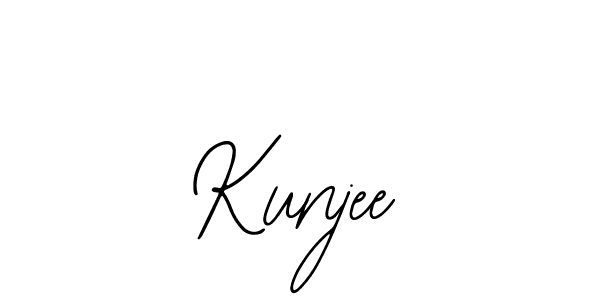 Also we have Kunjee name is the best signature style. Create professional handwritten signature collection using Bearetta-2O07w autograph style. Kunjee signature style 12 images and pictures png