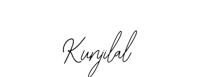 The best way (Bearetta-2O07w) to make a short signature is to pick only two or three words in your name. The name Kunjilal include a total of six letters. For converting this name. Kunjilal signature style 12 images and pictures png