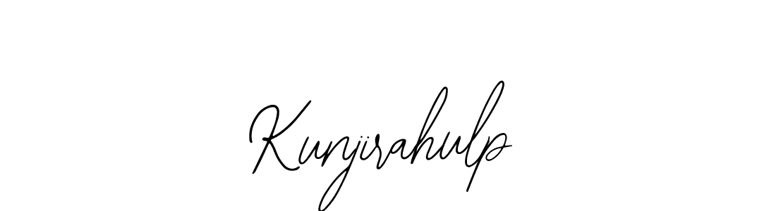 How to Draw Kunjirahulp signature style? Bearetta-2O07w is a latest design signature styles for name Kunjirahulp. Kunjirahulp signature style 12 images and pictures png