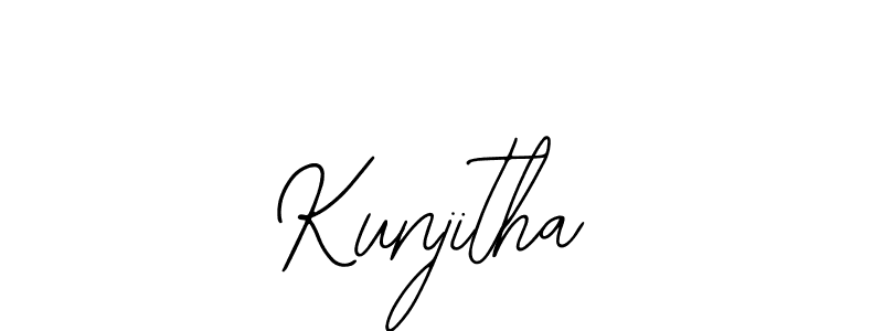 You can use this online signature creator to create a handwritten signature for the name Kunjitha. This is the best online autograph maker. Kunjitha signature style 12 images and pictures png