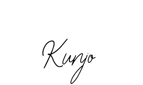 How to make Kunjo signature? Bearetta-2O07w is a professional autograph style. Create handwritten signature for Kunjo name. Kunjo signature style 12 images and pictures png