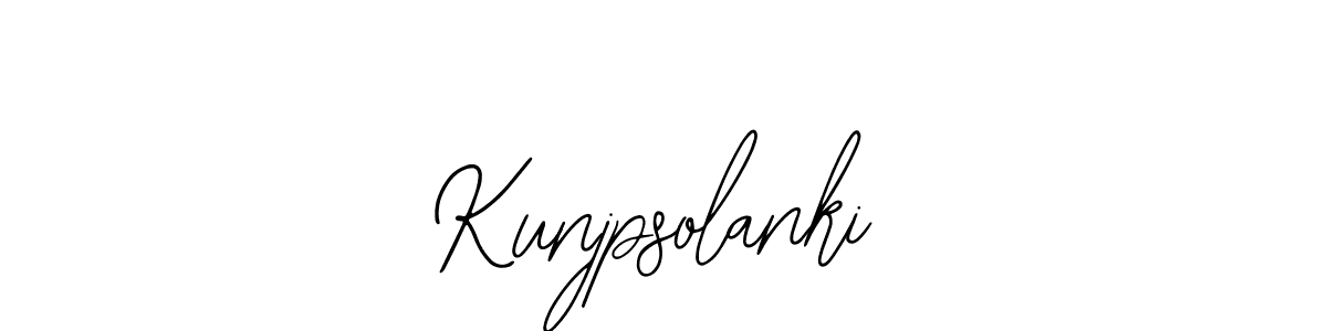 Kunjpsolanki stylish signature style. Best Handwritten Sign (Bearetta-2O07w) for my name. Handwritten Signature Collection Ideas for my name Kunjpsolanki. Kunjpsolanki signature style 12 images and pictures png