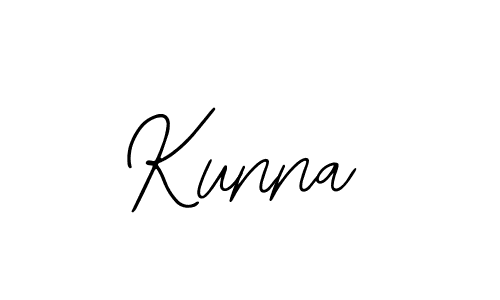 Design your own signature with our free online signature maker. With this signature software, you can create a handwritten (Bearetta-2O07w) signature for name Kunna. Kunna signature style 12 images and pictures png