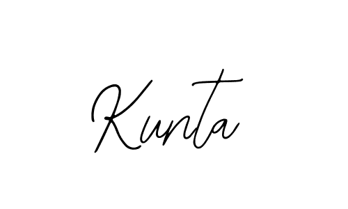 Make a beautiful signature design for name Kunta. With this signature (Bearetta-2O07w) style, you can create a handwritten signature for free. Kunta signature style 12 images and pictures png