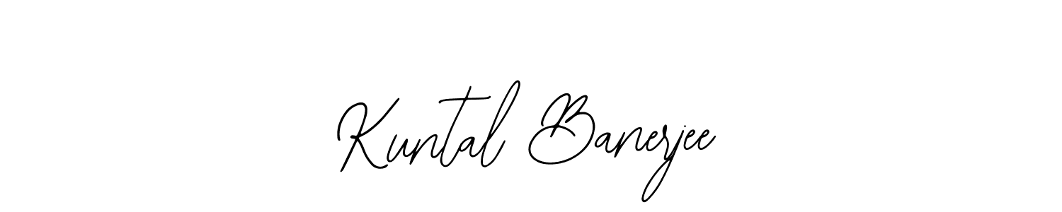 How to make Kuntal Banerjee name signature. Use Bearetta-2O07w style for creating short signs online. This is the latest handwritten sign. Kuntal Banerjee signature style 12 images and pictures png
