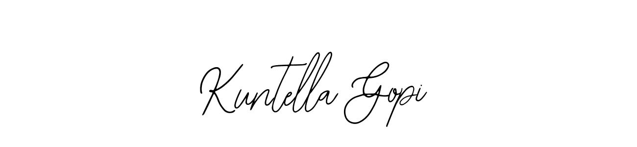 It looks lik you need a new signature style for name Kuntella Gopi. Design unique handwritten (Bearetta-2O07w) signature with our free signature maker in just a few clicks. Kuntella Gopi signature style 12 images and pictures png