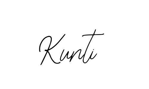 The best way (Bearetta-2O07w) to make a short signature is to pick only two or three words in your name. The name Kunti include a total of six letters. For converting this name. Kunti signature style 12 images and pictures png